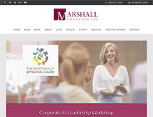 Tablet Screenshot of marshallconnects.com